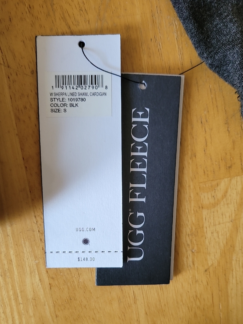 UGG Sherpa Lined Shawl Cardigan - Picture 5 of 13